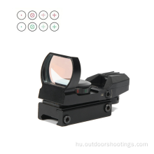 Green and Red Dot Sight 4 Reticles Reflex